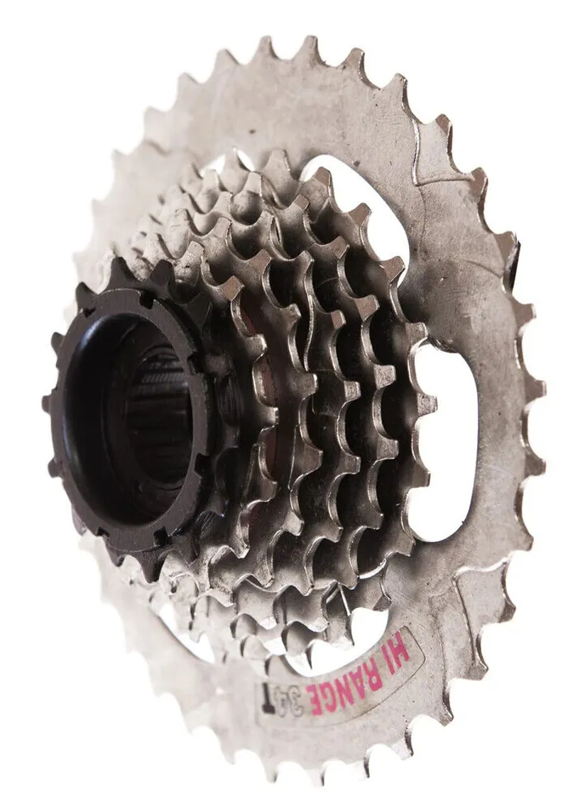 7 Speed HI-Range 14-34T Freewheel Silver